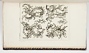 Rocaille Cartouche Designs by Franz Xaver Habermann, German, 1721 – 1796