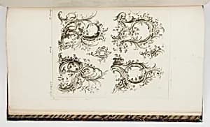 Rocaille Cartouche Designs by Franz Xaver Habermann, German, 1721 – 1796