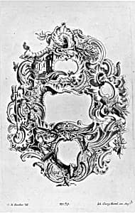 Rocaille Design by Georg Michael Roscher, German, 1700–1775