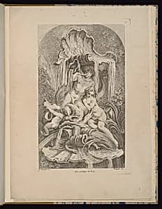 Rocaille Fountain Design by François Boucher, French, 1703–1770