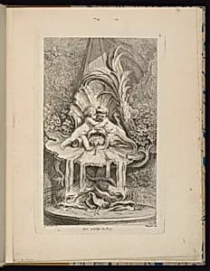 Rocaille Fountain Design by François Boucher, French, 1703–1770