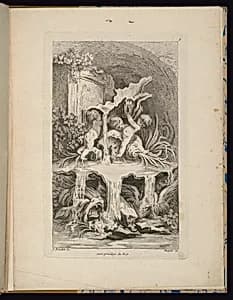 Rocaille Fountain Design by François Boucher, French, 1703–1770