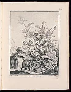 Rocaille Ornament Design by François-Thomas Mondon, French, 1709 – 1755