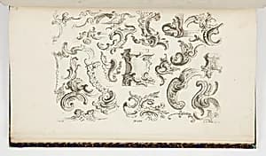 Rocaille Scroll Designs by Emmanuel Eichel, German, 1717–1782