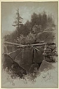 Rock Cliff by Francis Hopkinson Smith, American, 1838–1915