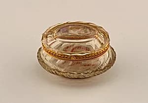 Rock crystal box by Unknown