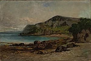 Rocks at Newport by Edward Mitchell Bannister