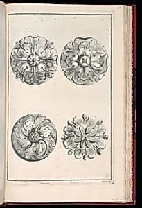 Rosette Designs by Richard de Lalonde, French, active 1780–96