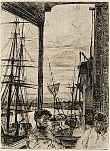 Rotherhithe by James McNeill Whistler (1834-1903)