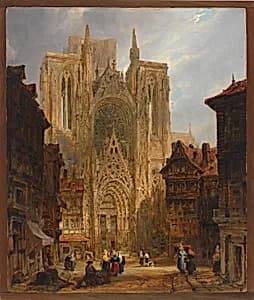 Rouen Cathedral by David Roberts, Scottish