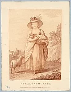 Rural Innocence by Francesco Bartolozzi, Italian, active England, 1727–1815