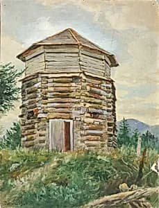 Russian Block House, Alaska, 1900