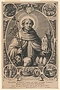 Saint Dominic by Cornelis Galle I, Flemish, 1576 - 1650