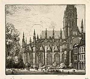 Saint-Ouen, Rouen by Donald Shaw MacLaughlan
