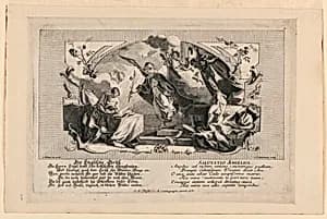 Salutatio Angelica by Johann Evangelist Holzer, German, 1709 - 1740