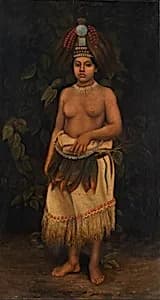 Samoan Woman by Antonion Zeno Shindler, 1813 Bulgaria-died Washington, DC 1899