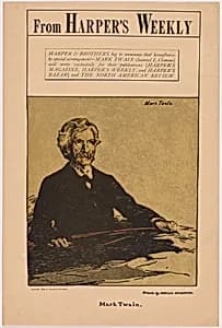 Samuel Clemens by William Newzam Prior Nicholson, 5 Feb 1872 - 16 May 1949