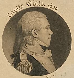 Samuel White by Charles Balthazar Julien Févret de Saint-Mémin, 12 Mar 1770 - 23 Jun 1852