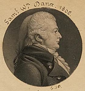 Samuel Whittelsey Dana by Charles Balthazar Julien Févret de Saint-Mémin, 12 Mar 1770 - 23 Jun 1852