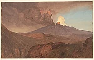 Sangay Erupting, Ecuador by Frederic Edwin Church, American, 1826–1900