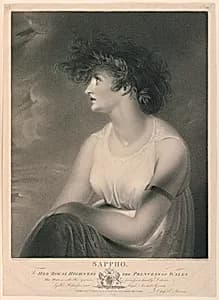 Sappho by Edward Scriven, English, 1775 - 1841