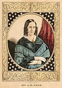 Sarah Childress Polk by Nathaniel Currier, 27 Mar 1813 - 20 Nov 1888