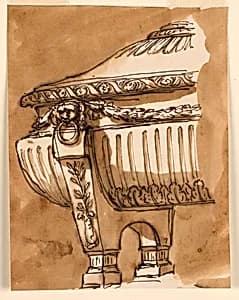 Sarcophagus by Giuseppe Barberi, Italian, 1746–1809