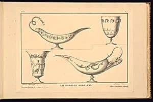 SAUCIERES ET GOBLETS by Henri Sallembier, French, ca. 1753 - 1820