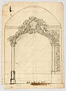 Sculptural Overdoor by Unknown