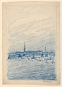 Seaport by Leon Dabo, American, 1868–1960