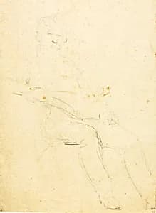 Seated Male Figure by William Page