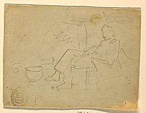 Seated Soldier by Winslow Homer, American, 1836–1910