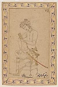 Seated youth by Abu'l Hasan (