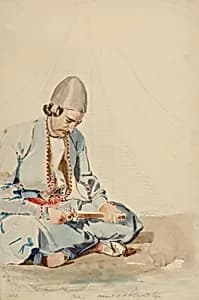 Servant at Saleh by Miner Kilbourne Kellogg