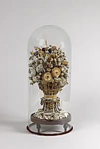 Shellwork bouquet (coquillage) by Unknown