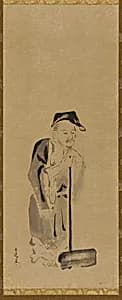 Shide (<em>Jittoku</em>) by Kano Sadanobu (1596-1623)