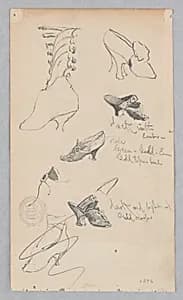 Shoes by Robert Frederick Blum, American, 1857–1903