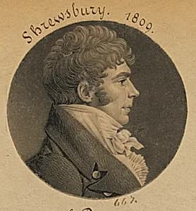 Shrewsbury by Charles Balthazar Julien Févret de Saint-Mémin, 12 Mar 1770 - 23 Jun 1852