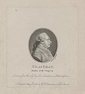 Silas Deane by Burnet Reading, active 1776 - 1822
