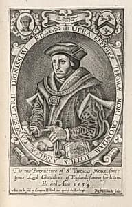 Sir Thomas More by Renold Elstrack, c. 1570 - c. 1625