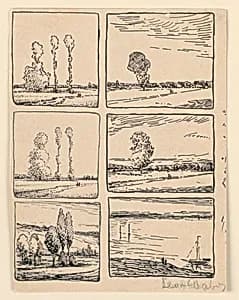 Six Landscape Studies by Leon Dabo, American, 1868–1960