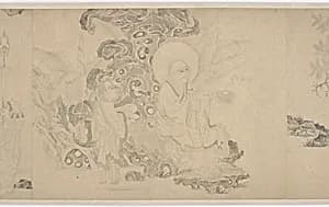 Sixteen Luohans by Formerly attributed to Zhao Mengfu 趙孟頫 (1254-1322)