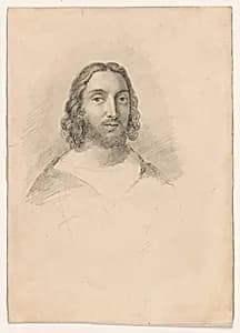 Sketch of painting by George Linen, 29 Apr 1802 - 27 Sep 1888