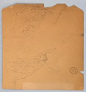 Sketches of Angels by Francis Augustus Lathrop, (American, 1849–1909)