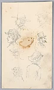 Sketches of Heads by Arnold William Brunner, American, 1857–1925