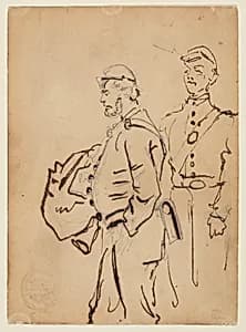 Sketches of Soldiers by Winslow Homer, American, 1836–1910