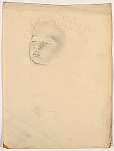 Sleeping Child by Daniel Huntington, American, 1816–1906