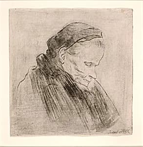 Sleeping Woman by Joseph Stella
