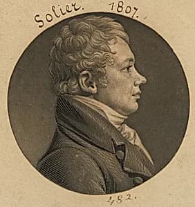 Solier by Charles Balthazar Julien Févret de Saint-Mémin, 12 Mar 1770 - 23 Jun 1852