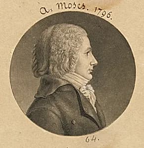 Solomon Moses by Charles Balthazar Julien Févret de Saint-Mémin, 12 Mar 1770 - 23 Jun 1852